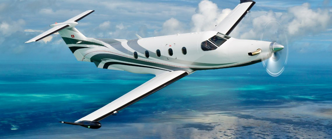 Private charter flight on the Riviera